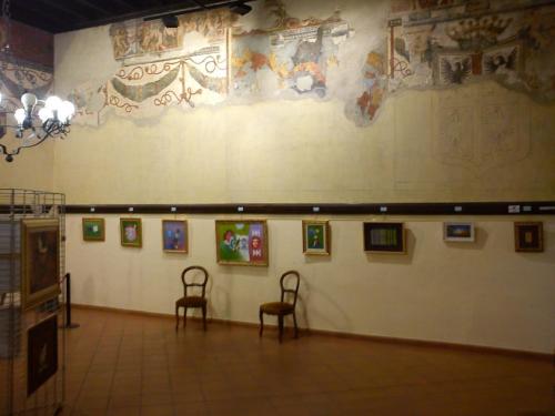 Sala mostre del Torrione di Castelnuovo Scrivia, dicembre 2013